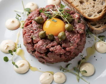 Tartare de Bœuf, Mayonnaise à la Truffe & Câpres _5