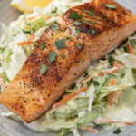 Saumon cajun avec salade de chou_5