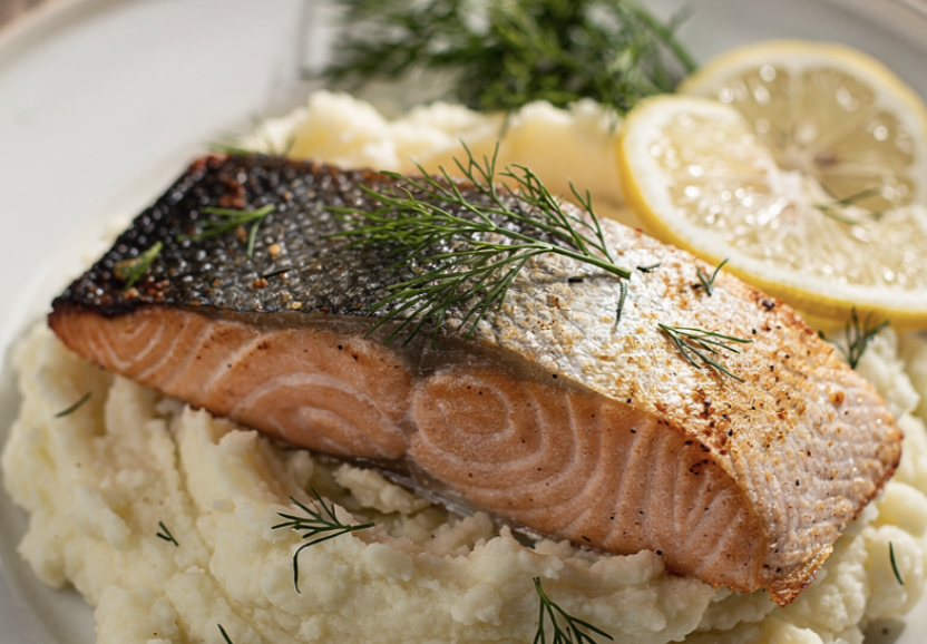 Saumon au Four et Purée de Chou-Fleur_5